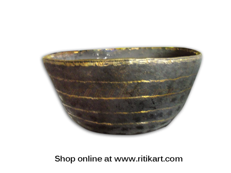Kansa-Bronze Utensils Bowl from Balakati, Odisha Service Bowl pic-2