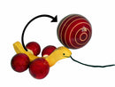 Wooden Rolling Tortoise With Rotating Ball-pic3