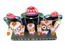 Lord Jagannath Balabhadra Subhadra Idol With Prabha (4 Inch) pic-2