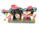 Lord Jagannath Balabhadra Subhadra Idol 4 Inch With Prabha pic-3