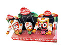 Lord Jagannath Balabhadra Subhadra 4 Inch idol With Prabha-pc3