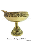 Balakati Brass Kuber Stand Diya pic-2