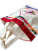 Applique Handmade Cotton Hand Bag-pc2