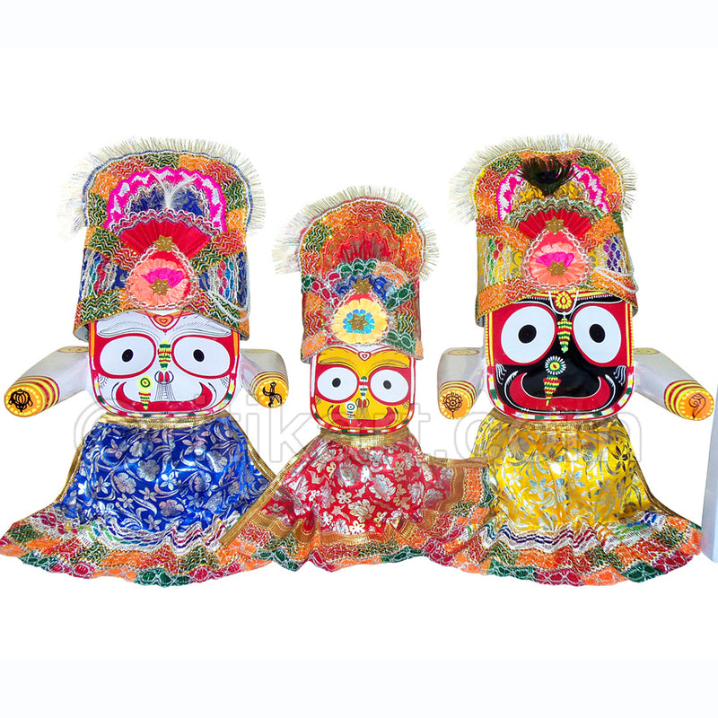 Neem wood idols of Lord Jagannath,Balabhadra,Devee Subhadra