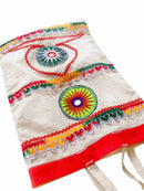 Applique Cotton Hand Bag-pc4