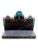 Lord Jagannath Balabhadra Subhadra idol 6 Inch With Prabha pic-5