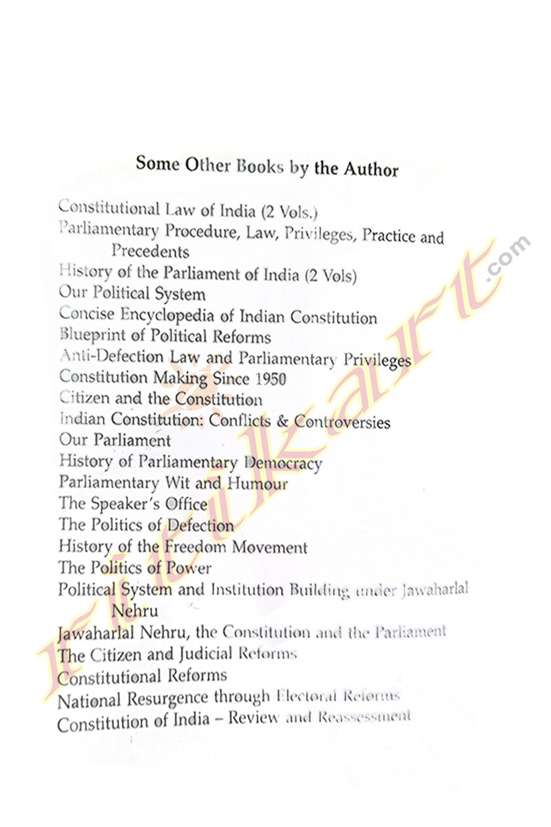 Our Constitution - An Introduction to India's Constitution and Constitutional Law