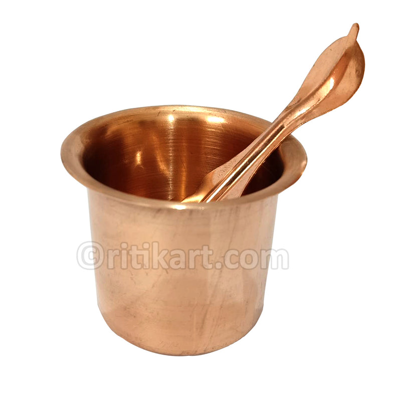 Pure Copper Achmani for Puja