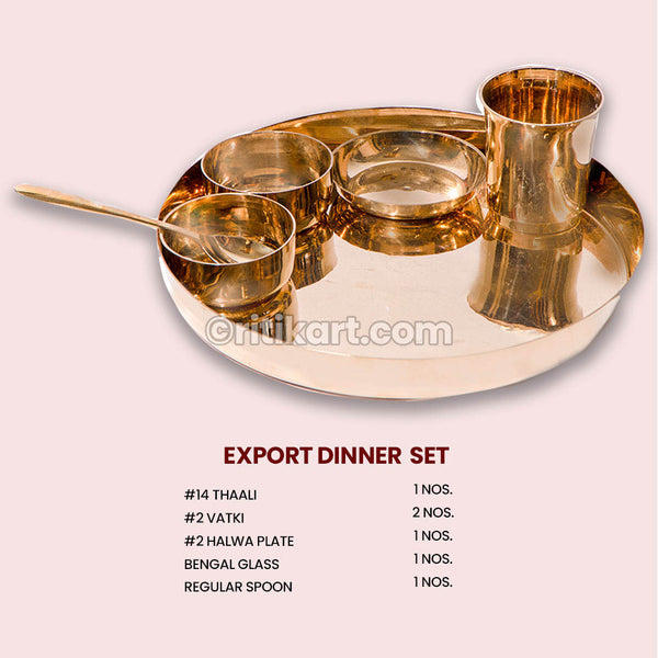 Export Kansa Dinner Set