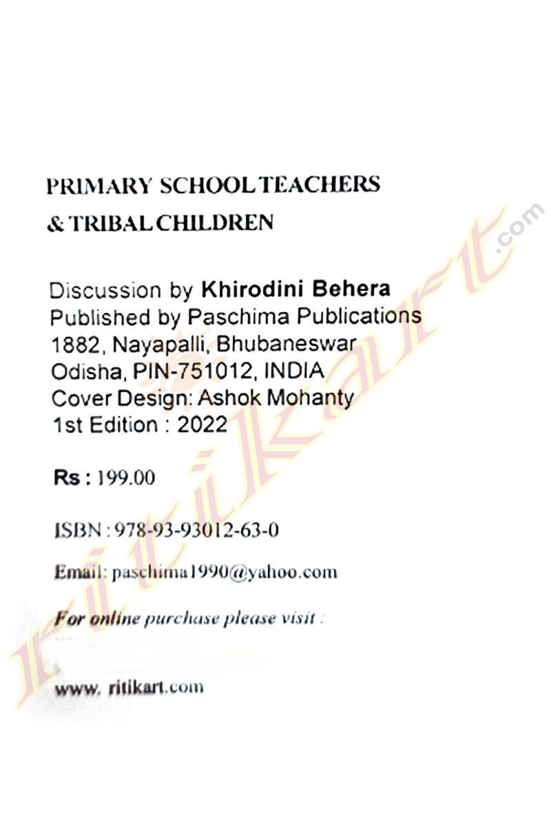 Primary School Teachers & Tribal Children